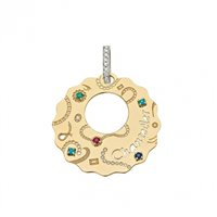 Charm Chantecler Femme Suamèm in Or jaune Diamante 0.17 Ct 30625 - 30625